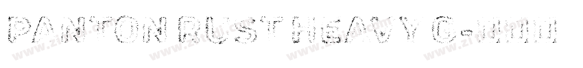 Panton Rust Heavy G字体转换
